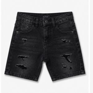 Black demin short