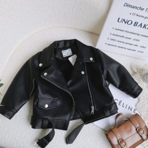 Cute Boys leather jacket