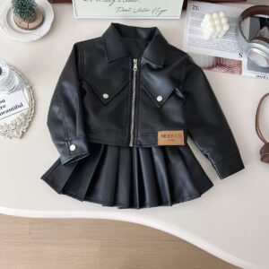Little girl cute jacket set