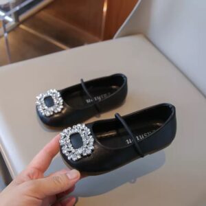 Elegant square dressing Black shoe